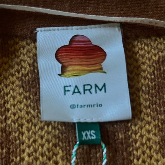 Farm Rio Women’s Cheetah Print Cardigan size XXS - Picture 2 of 4